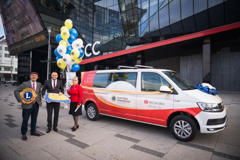 Lions Club Sarajevo donanated a mobile team van worth 90.000 KM